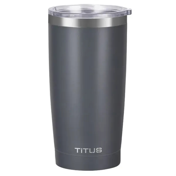 Premium 20 oz TiTUS® Double Wall Stainless Insulated Tumbler - Premium 20 oz TiTUS® Double Wall Stainless Insulated Tumbler - Image 12 of 13