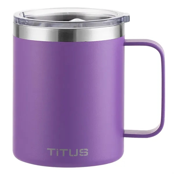 Premium 12 oz TiTUS® Double Wall Stainless Insulated Mug - Premium 12 oz TiTUS® Double Wall Stainless Insulated Mug - Image 4 of 9