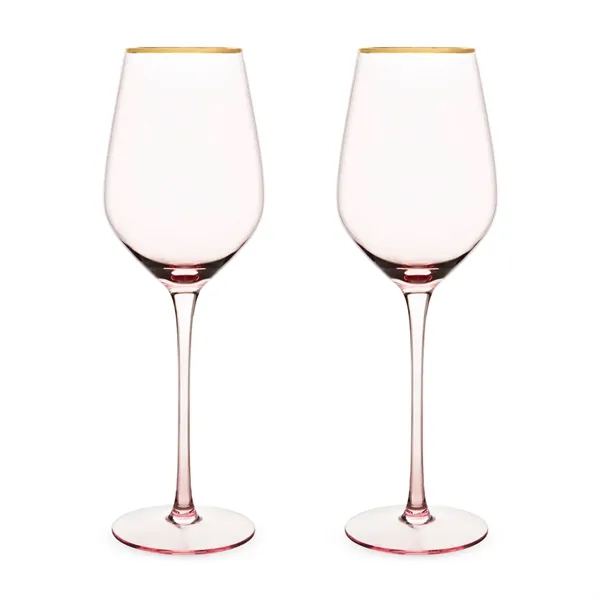 Rose Crystal White Wine Glass Set - Rose Crystal White Wine Glass Set - Image 0 of 2