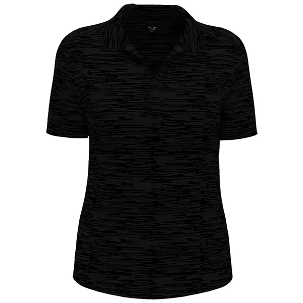 Callaway Broken Stripe Ladies Polo - Callaway Broken Stripe Ladies Polo - Image 2 of 8