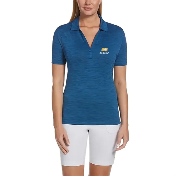Callaway Broken Stripe Ladies Polo - Callaway Broken Stripe Ladies Polo - Image 3 of 8