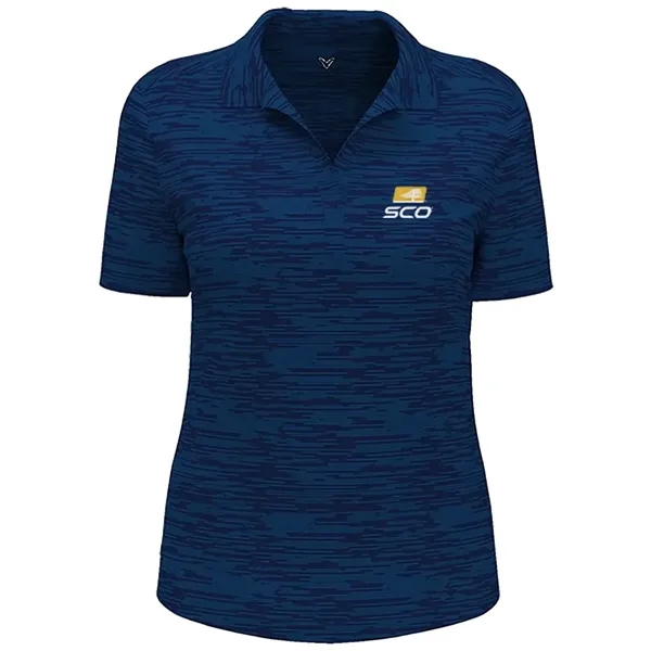 Callaway Broken Stripe Ladies Polo - Callaway Broken Stripe Ladies Polo - Image 4 of 8