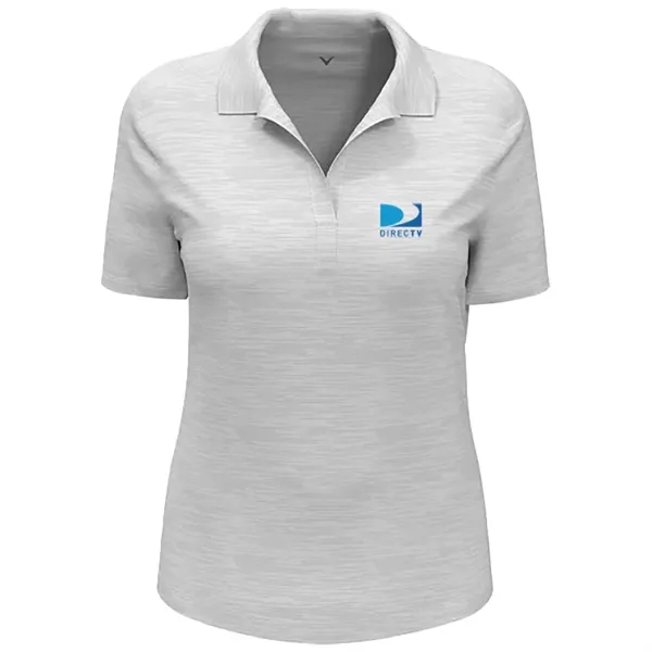 Callaway Broken Stripe Ladies Polo - Callaway Broken Stripe Ladies Polo - Image 7 of 8