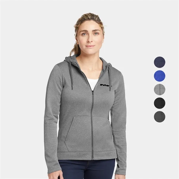 Nike Ladies Fleece Full-Zip Hoodie - Nike Ladies Fleece Full-Zip Hoodie - Image 0 of 8