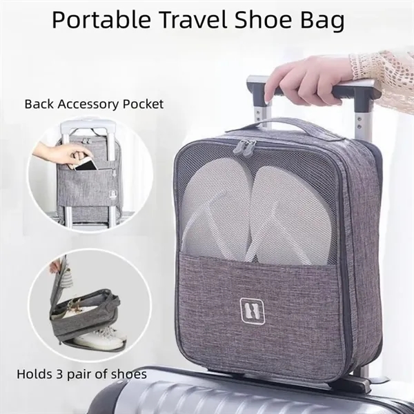 Portable Waterproof Storage Pack Travel Shoe Bag - Portable Waterproof Storage Pack Travel Shoe Bag - Image 4 of 6