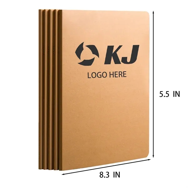 A5 Size Lined Kraft Paper Notebook Diary - A5 Size Lined Kraft Paper Notebook Diary - Image 0 of 1