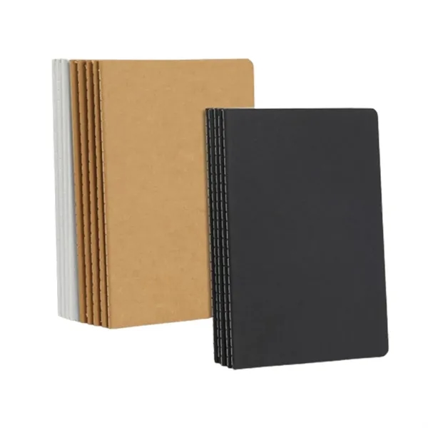 A5 Size Lined Kraft Paper Notebook Diary - A5 Size Lined Kraft Paper Notebook Diary - Image 1 of 1