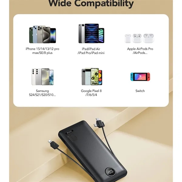 Portable power bank with plug - Portable power bank with plug - Image 4 of 4