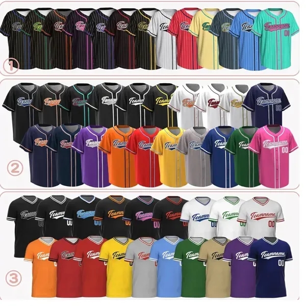 Quick-drying short sleeves for sports baseball uniform - Quick-drying short sleeves for sports baseball uniform - Image 0 of 5