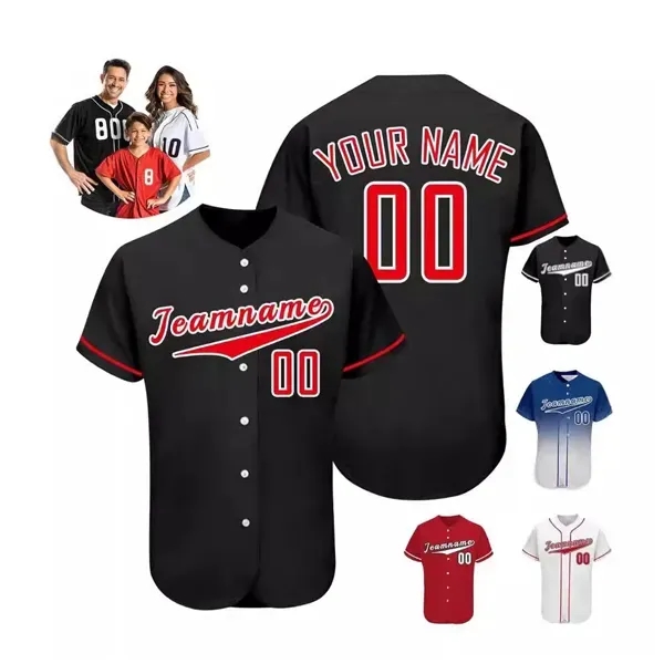 Quick-drying short sleeves for sports baseball uniform - Quick-drying short sleeves for sports baseball uniform - Image 3 of 5
