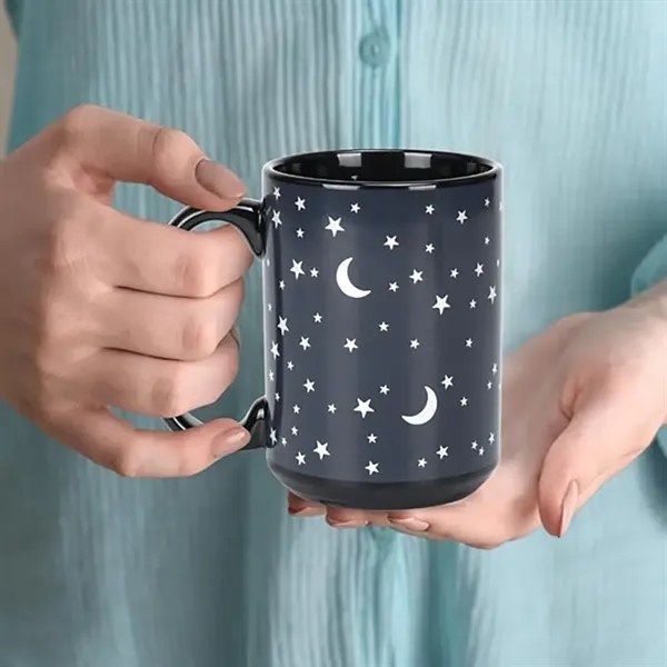 11oz Ceramic Magic Heat Sensitive Custom Coffee Mug - 11oz Ceramic Magic Heat Sensitive Custom Coffee Mug - Image 3 of 4