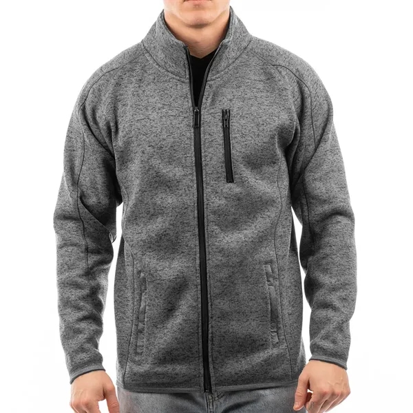 Burnside Men's Sweater Knit Jacket - Burnside Men's Sweater Knit Jacket - Image 2 of 4