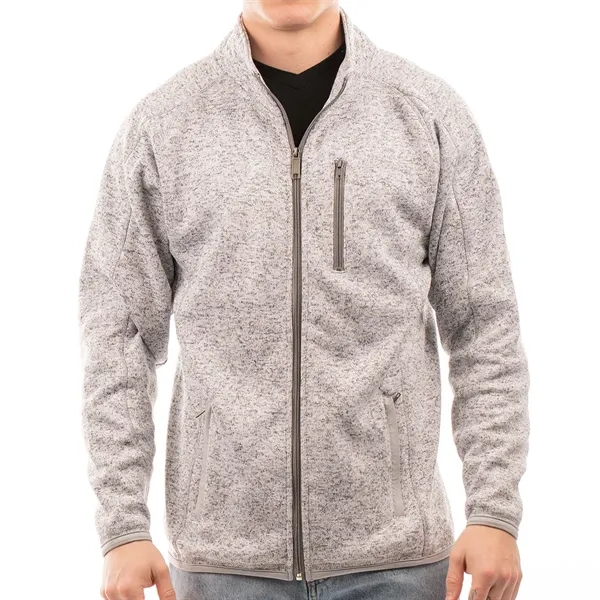 Burnside Men's Sweater Knit Jacket - Burnside Men's Sweater Knit Jacket - Image 3 of 4