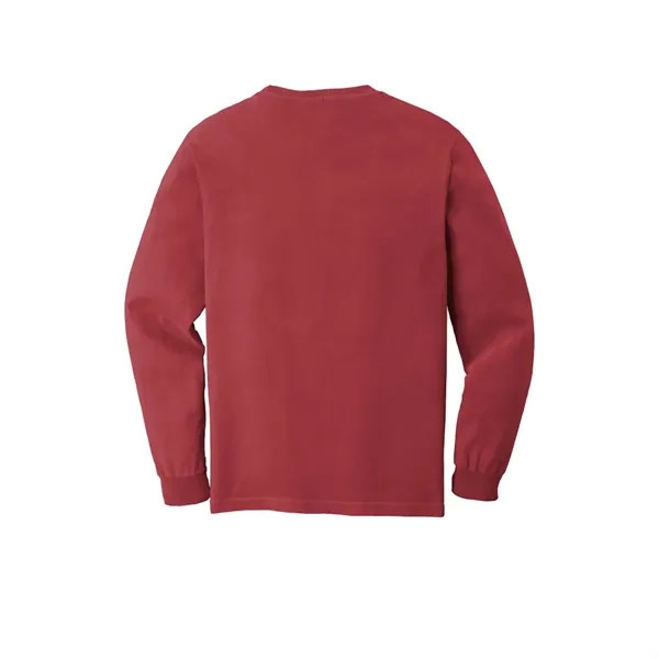 Garment-Dyed Heavyweight Long Sleeve Pocket T-Shirt - Garment-Dyed Heavyweight Long Sleeve Pocket T-Shirt - Image 6 of 17