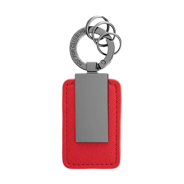 Leatherette Carabiner Clip Key Tag - Leatherette Carabiner Clip Key Tag - Image 7 of 20