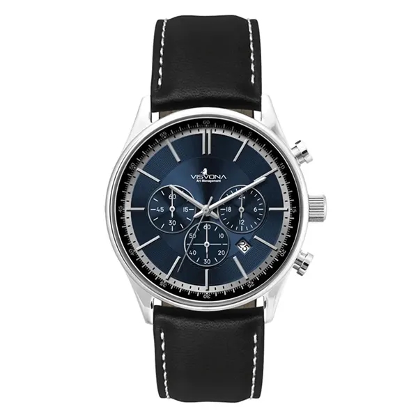 Unisex Watch Blue Sunray Dial Chronograph - Unisex Watch Blue Sunray Dial Chronograph - Image 1 of 1