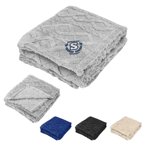 Alpine rPET Sherpa Blanket - Alpine rPET Sherpa Blanket - Image 0 of 8