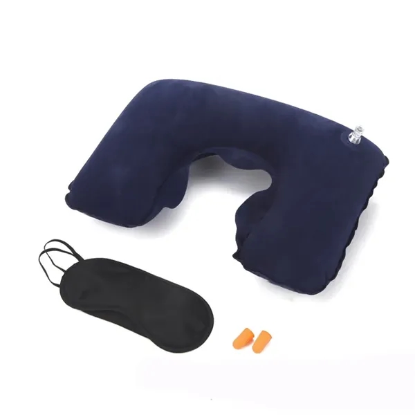 Travel Pillow Sleep Mask Comfort Kit - Travel Pillow Sleep Mask Comfort Kit - Image 2 of 10