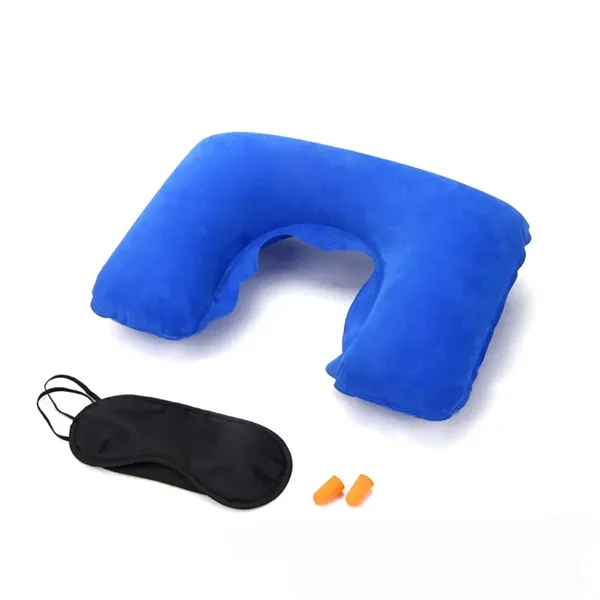 Travel Pillow Sleep Mask Comfort Kit - Travel Pillow Sleep Mask Comfort Kit - Image 4 of 10