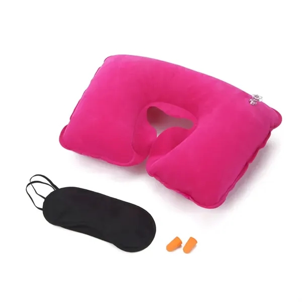 Travel Pillow Sleep Mask Comfort Kit - Travel Pillow Sleep Mask Comfort Kit - Image 5 of 10