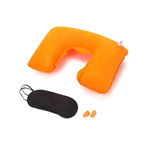 Travel Pillow Sleep Mask Comfort Kit - Travel Pillow Sleep Mask Comfort Kit - Image 6 of 10