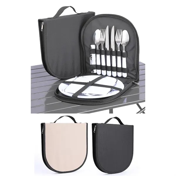 Camping Cooking Utensil Travel Organizer Cutlery Storage Bag - Camping Cooking Utensil Travel Organizer Cutlery Storage Bag - Image 0 of 3
