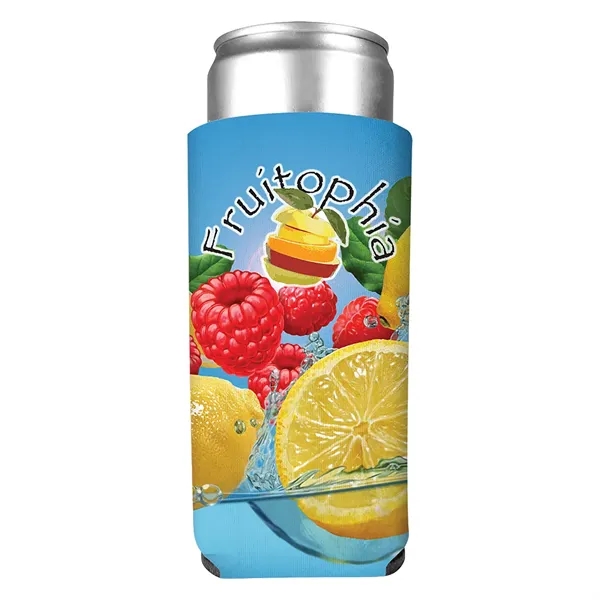 Custom 12 Oz. Full Color Slim Kan-Tastic