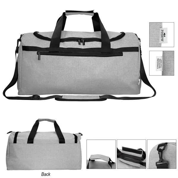 Custom Habitat rPET Heathered Duffel Bag