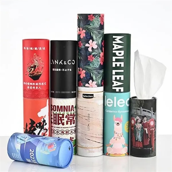 Cylinder Travel Car Tissues Tubes Box Container Canned - Cylinder Travel Car Tissues Tubes Box Container Canned - Image 0 of 2