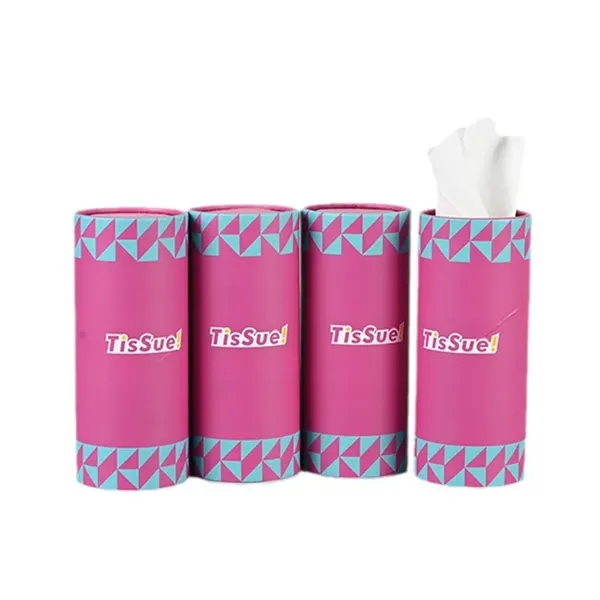 Cylinder Travel Car Tissues Tubes Box Container Canned - Cylinder Travel Car Tissues Tubes Box Container Canned - Image 2 of 2