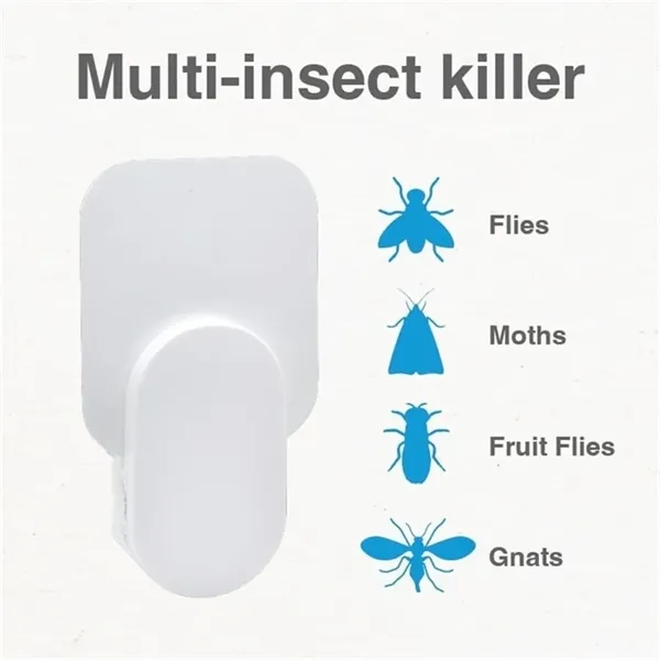 Plug-In Multi Insect Killer Lamp Fly Trap with 2 Glue Cards - Plug-In Multi Insect Killer Lamp Fly Trap with 2 Glue Cards - Image 7 of 12
