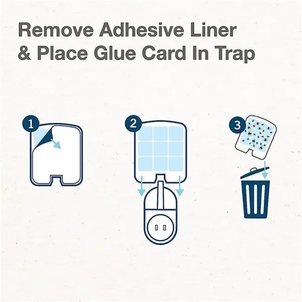 Plug-In Multi Insect Killer Lamp Fly Trap with 2 Glue Cards - Plug-In Multi Insect Killer Lamp Fly Trap with 2 Glue Cards - Image 6 of 12