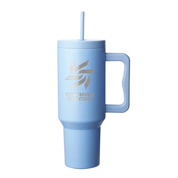 40 oz. Everest Hydration Tumbler with Handle and Straw Lid - 40 oz. Everest Hydration Tumbler with Handle and Straw Lid - Image 2 of 4