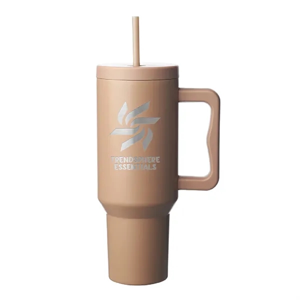 40 oz. Everest Hydration Tumbler with Handle and Straw Lid - 40 oz. Everest Hydration Tumbler with Handle and Straw Lid - Image 3 of 4