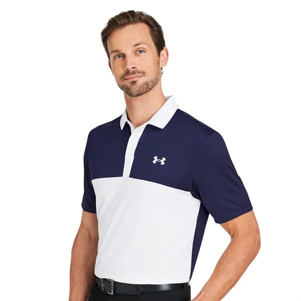 Under Armour Men's Performance 3.0 Colorblock Polo - Under Armour Men's Performance 3.0 Colorblock Polo - Image 5 of 9