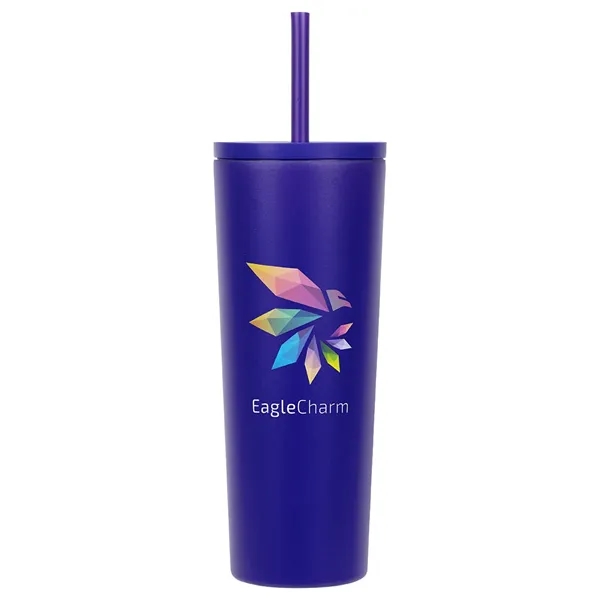Bradford 24 oz Vacuum Insulated Stainless Steel Tumbler with - Bradford 24 oz Vacuum Insulated Stainless Steel Tumbler with - Image 4 of 7
