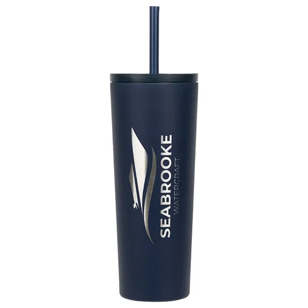 Bradford 24 oz Vacuum Insulated Stainless Steel Tumbler with - Bradford 24 oz Vacuum Insulated Stainless Steel Tumbler with - Image 3 of 7
