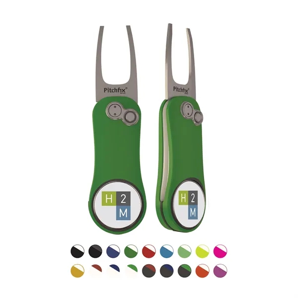 Pitchfix Hybrid 2.0 Golf Divot Tool with Custom Ball Marker - Pitchfix Hybrid 2.0 Golf Divot Tool with Custom Ball Marker - Image 35 of 36