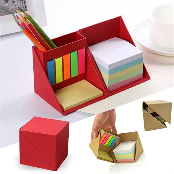 Custom Office Writing Memo Pad Sticky Note Box - Custom Office Writing Memo Pad Sticky Note Box - Image 0 of 3