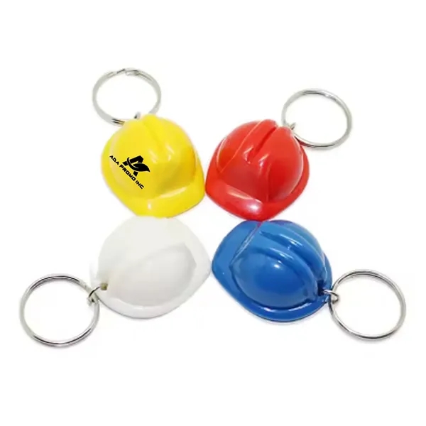 Hard Hat Keychain (Construction Helmet) - Hard Hat Keychain (Construction Helmet) - Image 0 of 3