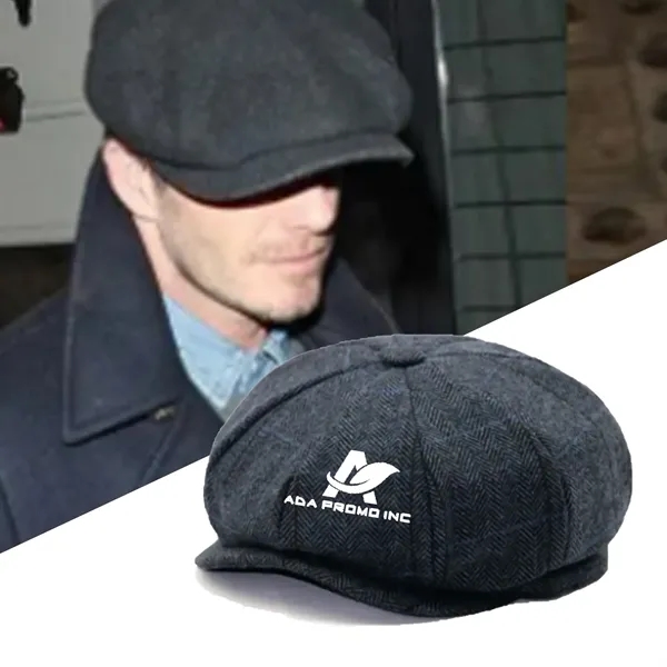 Driving Flat Cabbie Newsboy Cap - Driving Flat Cabbie Newsboy Cap - Image 1 of 3