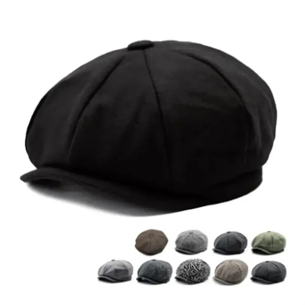 Driving Flat Cabbie Newsboy Cap - Driving Flat Cabbie Newsboy Cap - Image 2 of 3