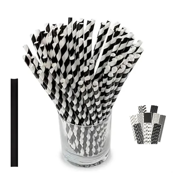Custom Eco-Friendly Degradable Paper Straws - Custom Eco-Friendly Degradable Paper Straws - Image 2 of 3
