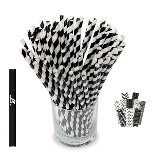 Custom Eco-Friendly Degradable Paper Straws - Custom Eco-Friendly Degradable Paper Straws - Image 3 of 3