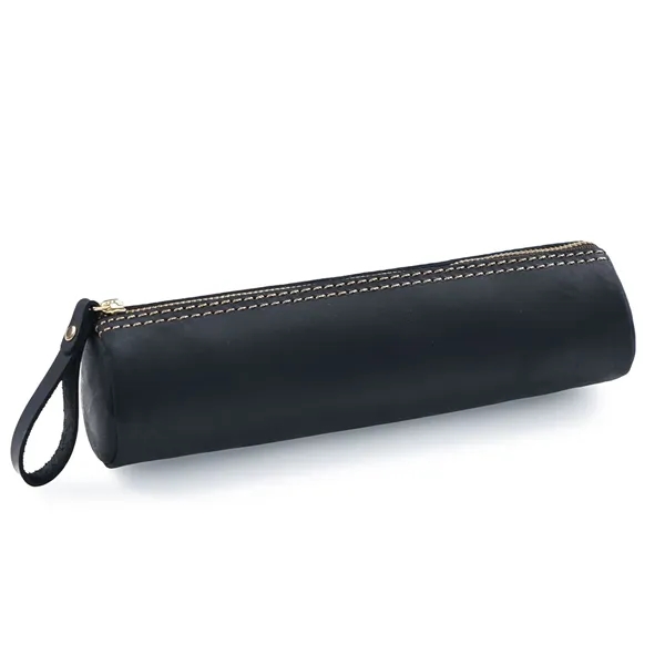 Leather Zipper Pencil Case - Leather Zipper Pencil Case - Image 2 of 6