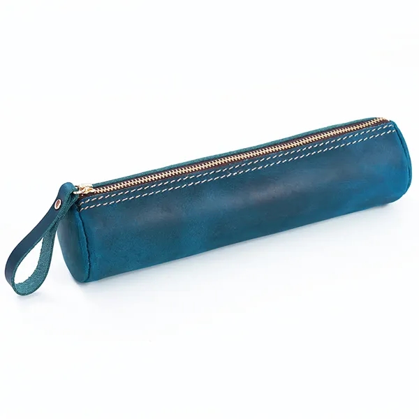 Leather Zipper Pencil Case - Leather Zipper Pencil Case - Image 3 of 6