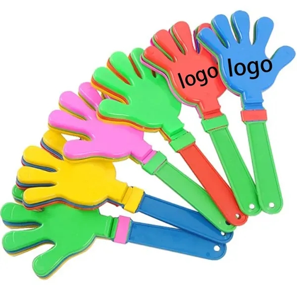 Colorful Plastic Noise Maker Hand Clappers - Colorful Plastic Noise Maker Hand Clappers - Image 0 of 3
