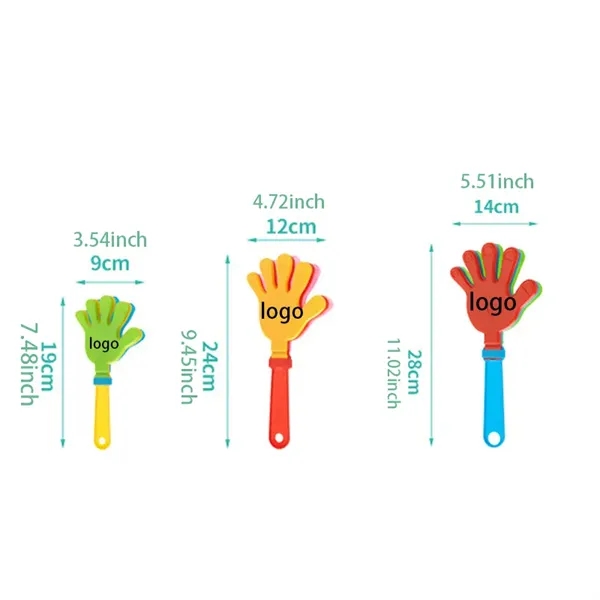 Colorful Plastic Noise Maker Hand Clappers - Colorful Plastic Noise Maker Hand Clappers - Image 1 of 3