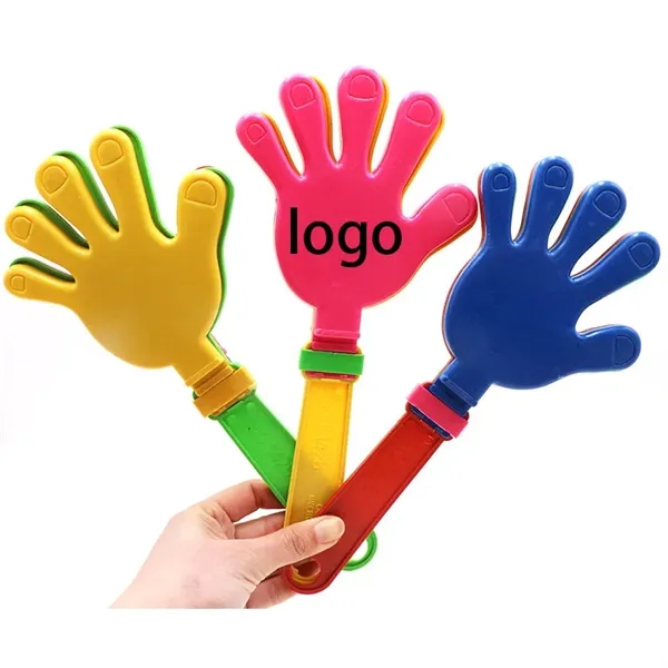 Colorful Plastic Noise Maker Hand Clappers - Colorful Plastic Noise Maker Hand Clappers - Image 2 of 3