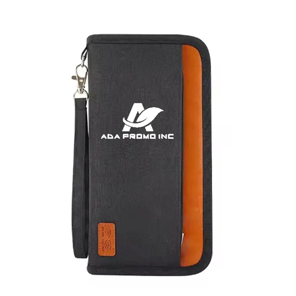 RFID Family Passport Wallet Holder Waterproof Document Organ - RFID Family Passport Wallet Holder Waterproof Document Organ - Image 1 of 3
